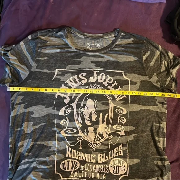 Lucky Brand Black and Gray Short Sleeve Tee - Picture 4 of 5